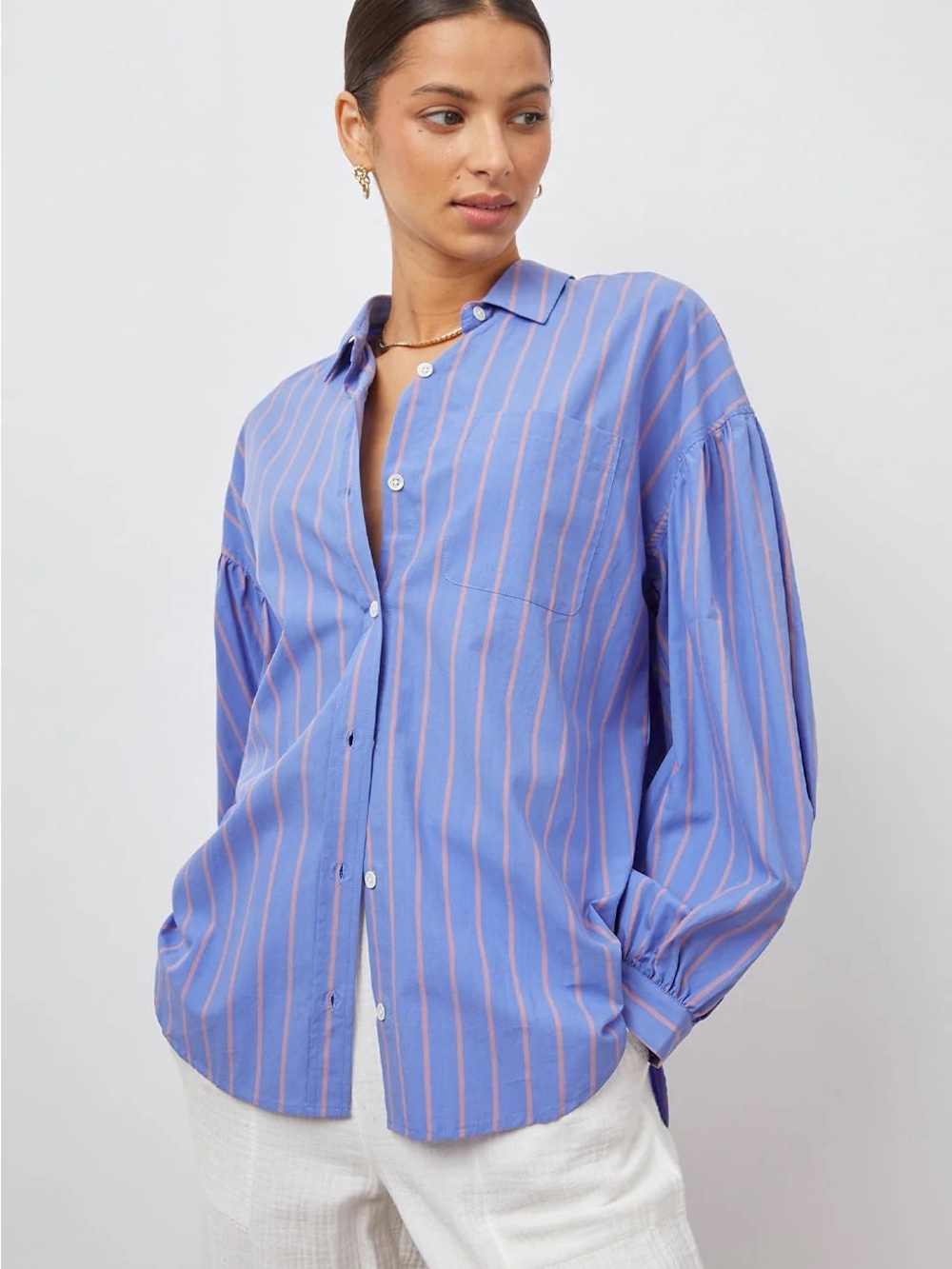 Rails Janae Button Down in Lima Stripe